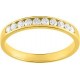 Alliance Or jaune 1/2 tour Diamants 0.25Ct