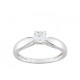 Solitaire Diamant 0.35 Ct Or gris