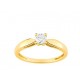 Solitaire Diamant 0.25 Ct Or jaune