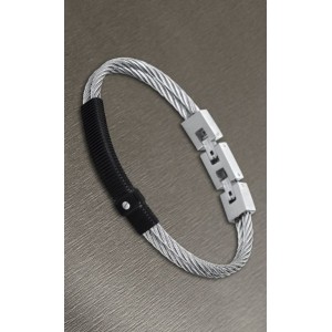 Bracelet Lotus style acier LS1739-2/2 homme cable