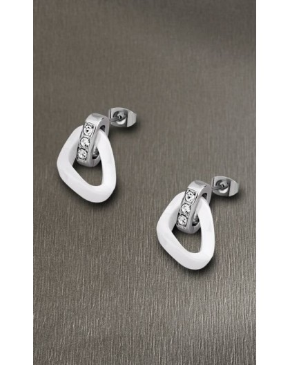 Boucles oreilles Lotus style LS1609-4/1 céramique