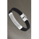 Bracelet Lotus style acier LS1797-2/1 silicone