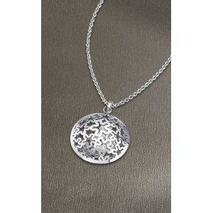 Collier Lotus Style LS1666-1/1 strass médaillon