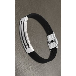 Bracelet Lotus style acier LS1521-2/2 silicone