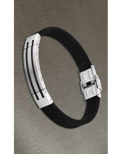 Bracelet Lotus style acier LS1521-2/2 silicone