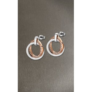 Boucles oreilles Lotus style LS1780-4/2 cercles