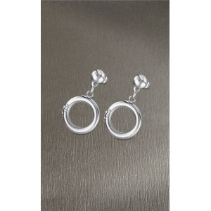 Boucles oreilles Lotus style LS1947-4/1 cercles