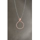 Collier Lotus Style LS1948-1/2 volute strass rosé
