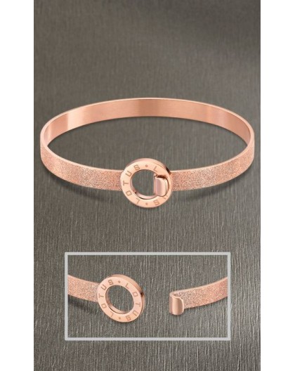 Bracelet jonc Lotus style LS2080-2/3 glitter rosé