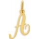 Pendentif Or initiale lettre A