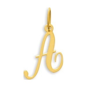 Pendentif Or initiale lettre A