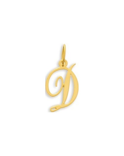 Pendentif Or initiale lettre D