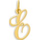 Pendentif Or initiale lettre E