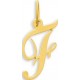 Pendentif Or initiale lettre F
