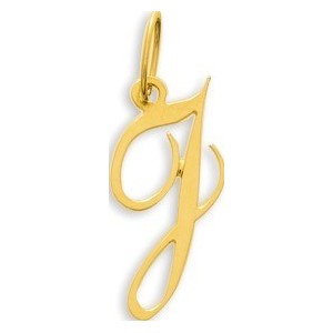 Pendentif Or initiale lettre J