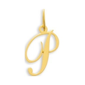 Pendentif Or initiale lettre P