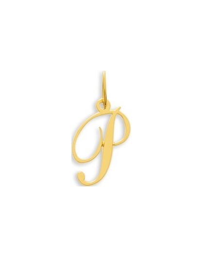 Pendentif Or initiale lettre P