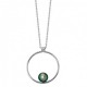 Collier IzaB ligne Epure perle de tahiti diamant