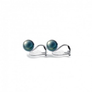 Boucles oreilles IzaB Perle de tahiti à pince