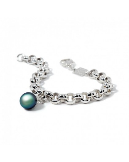 Bracelet IzaB ligne Epure perle de Tahiti