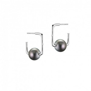 Boucles oreilles IzaB ligne Archipel perle Tahiti