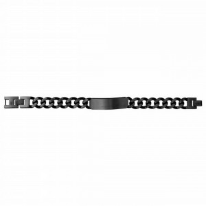 Bracelet Acier Legend pvd noir