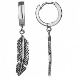Boucles d'oreille Acier