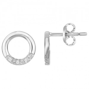 Boucles d'oreilles Argent Cercles OZ