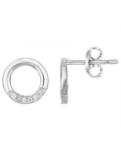 Boucles d'oreilles Argent Cercles OZ