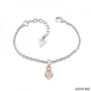 Bracelet Guess UBB82014 coeur rosé