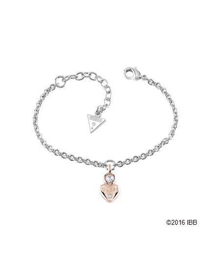 Bracelet Guess UBB82014 coeur rosé