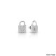 Boucles oreilles Guess UBE85053 cadenas argenté