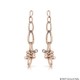Boucles oreilles Guess UBE29017 noeuds rosés
