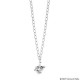 Collier Guess UBN29012 noeud argenté