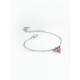 Bracelet Guess UBB29061-S triangle logo argenté