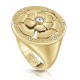 Bague Guess UBR79065 fleur doré taille 54
