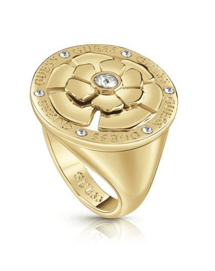Bague Guess UBR79065 fleur doré taille 54