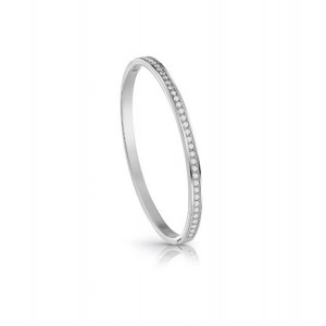 Bracelet jonc Guess UBB28133-S strass argenté