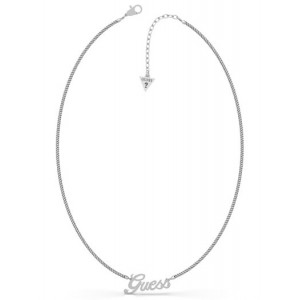 Collier Guess UBN79076 logo argenté