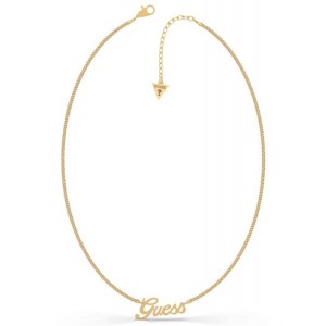 Collier Guess UBN79077 logo doré