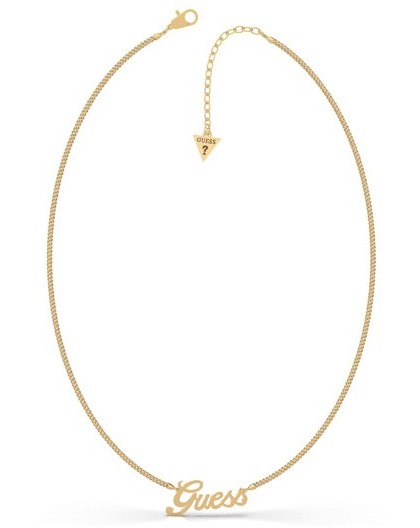 Collier Guess UBN79077 logo doré