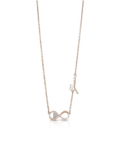 Collier Guess UBN85013 infini rosé