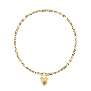 Collier Guess UBN20050 cadenas coeur doré