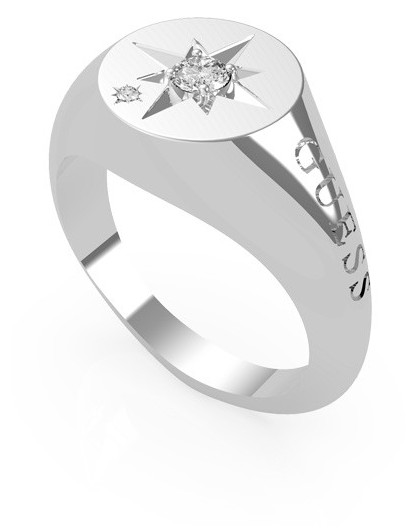 Bague Guess UBR20010 taille 56 étoile strass