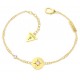 Bracelet Guess UBB20028-S étoile dorée strass