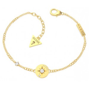 Bracelet Guess UBB20028-S étoile dorée strass
