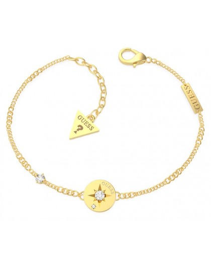 Bracelet Guess UBB20028-S étoile dorée strass