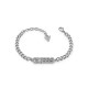 Bracelet Guess UBB20035-S logo strass argenté