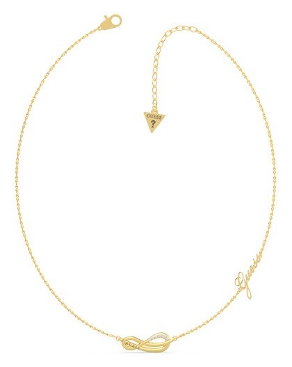 Collier Guess UBN20077 infini strass doré