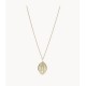 Collier Fossil femme JF03246710 plume doré